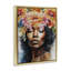 "Sleepy Flower", art mural sur toile encadrée brune, par Jesse Keith-1047036546-1046770951