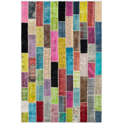 Mendham One-of-a-Kind 6'7" X 10'1" 2010s Wool Area Rug in