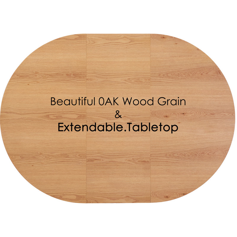 Latitude Run® Extendable Solid Wood Dining Table - Wayfair Canada