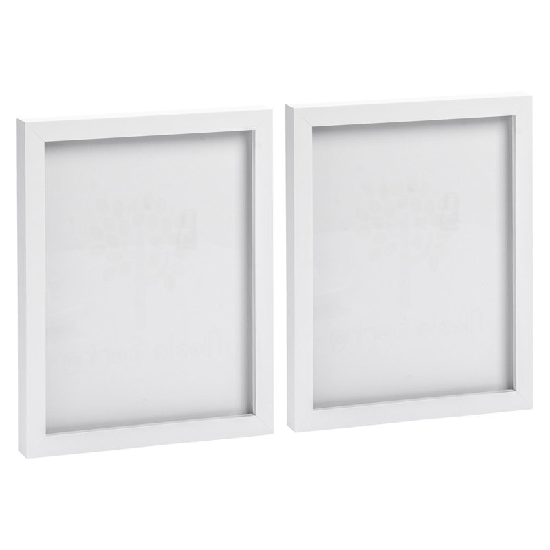 Photo Frames with 5" x 7" Mount - 8" x 10" - White/Ivory, White, 22.50cm W x 27.50cm H x 2cm D