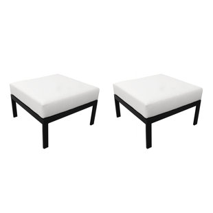 Madison Metal Outdoor Ottoman (Set of 2)