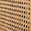Petite armoire de rangement en rotin brun clair