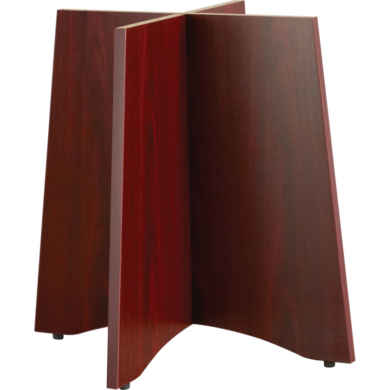 Essentials Series 29" H x 24" W Desk Base, Mahogany