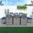Daoudiate 6 - Person Wicker Patio Dining Set with Rectangular Table , Cushions Included-569700176-569700177