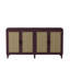 Buffet 70 po en rotin à 4 portes avec tablettes réglables-1344732181