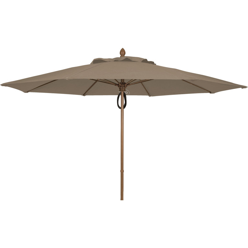 Parasol de marché 11 'Prestige, Bronze champagne, Taupe