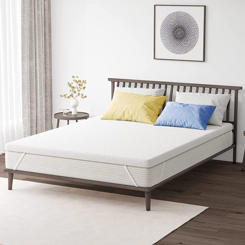 Surmatelas en mousse à mémoire de forme 3 po Neilton Alwyn Home, Double TG