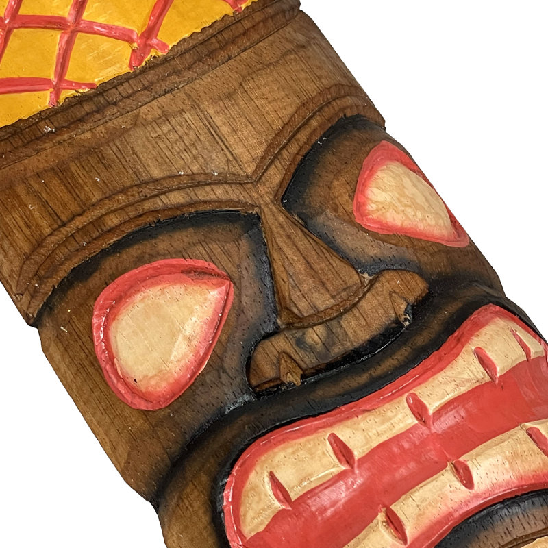 Ensemble de 10 masques muraux Tiki