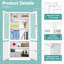 Armoire de rangement à 5 tablettes Daniale-1095549683
