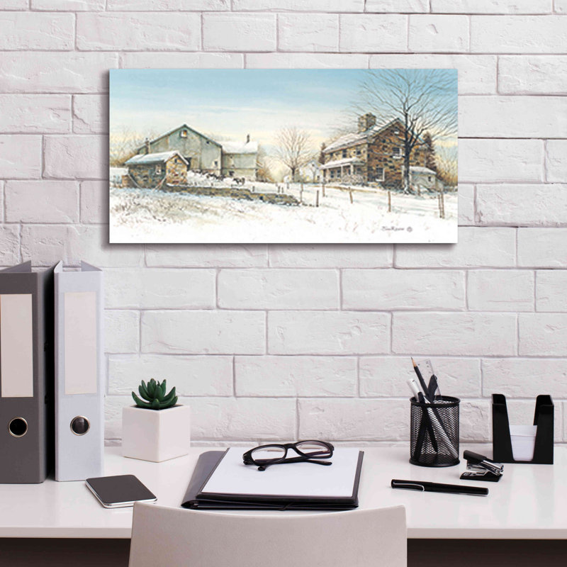 «April Morning» par John Rossini, estampe numérique sur toile, H 12 po x l 24 po x P 0,75 po