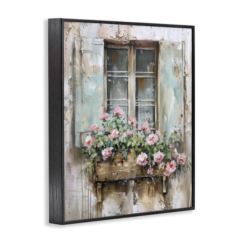 Estampe numérique de style champêtre français, design par Arlington Prints, H 30 po x l 24 po, Giclée encadrée noir minuit
