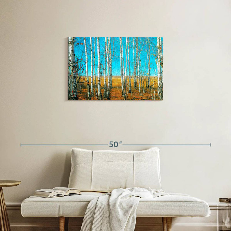 Harnek Birch Forest In October, 20" H x 30" W