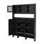 Armoire à chaussures multifonctionnelle avec 6 tiroirs rabattables et 3 tablettes réglables-372989418