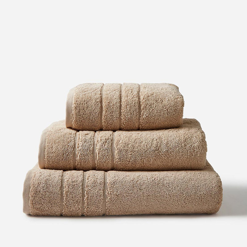 Luxury Hotel Hand Towel Single, Stone