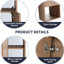 Coiffeuse 30 po avec miroir, armoire de rangement murale avec porte à fermeture en douceur, miroir et cadre en aluminium noir