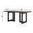 Peregrine Rectangular Metal Outdoor Dining Table , 69'' in. W 35.5'' in. D