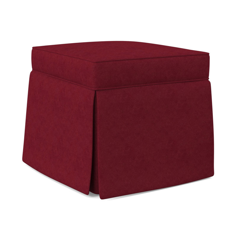 Repose-pieds Aria, Mélange de polyester rouge à lèvres Margaret