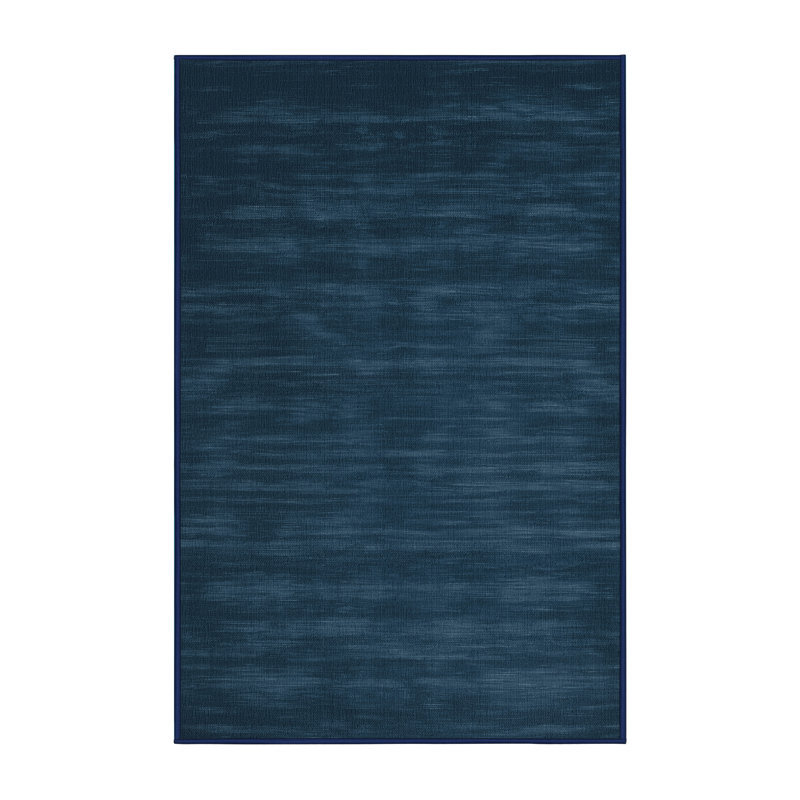 Machine Washable Solid Gray Area Rug, Rectangle 2' x 3'