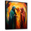 Jaune et orange, culture de la prière de l'Islam 1 - Art mural