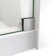 44.38" W x 34.5" D x 76" H Frameless  Rectangle Sliding Shower Enclosure