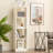 56''H X 15''W Baxton Bookcase