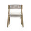 Cletta Premium All-Weather Wicker Outdoor Dining Side Chair with Cushion