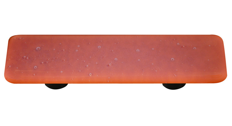 Poignée barre 3 po Opaline, Orange brûlé, Aluminium