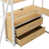 Bois de chêne naturel / blanc antique est en rupture de stock