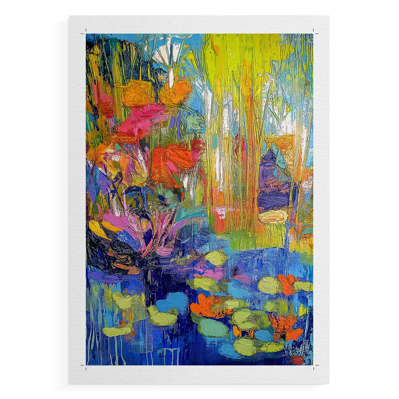 Série FLORAL DCX - Impression sur toile seulement - NON-CADRE, H 18 po x l 12 po