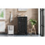Meuble-lavabo de salle de bain avec lavabo en céramique, ensemble de meuble-lavabo simple autoportant avec porte à fermeture douce, tablette réglable, style français