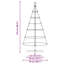  Christmas Cone Tree with Stand Black Steel-153196635