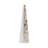 Ivy Bronx Pompano Large Beige And White Marble Pyramid-107086712