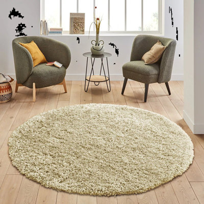 Solid Colour Shag Area Rug