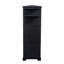 Armoire haute triangulaire avec 3 tiroirs et tablettes réglables-1688051245