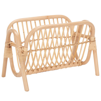 Era Solid Wood Free Standing Magazine Rack