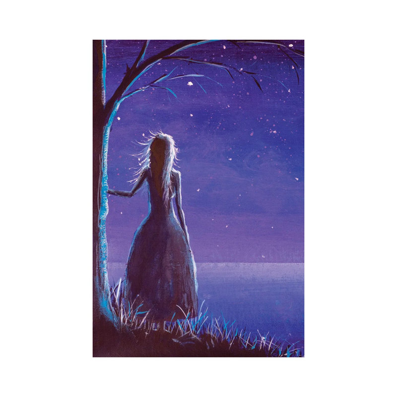 Princess Making A Wish In Night by Valery Rybakow - Wrapped Canvas Print, 101.6 cm H x 66.04 cm W x 3.175 cm D