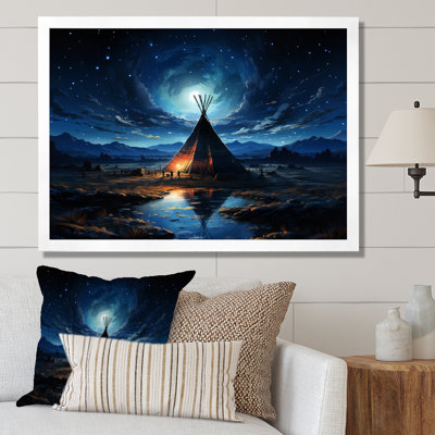 " Native Tipi Luminous Gateway To The Spirit I "