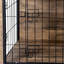 Mobilier de cage pour chien, cage de chien moyenne en bois avec portes doubles, mobilier pour chien, chenil d'intérieur pour chien, moyen-116225333