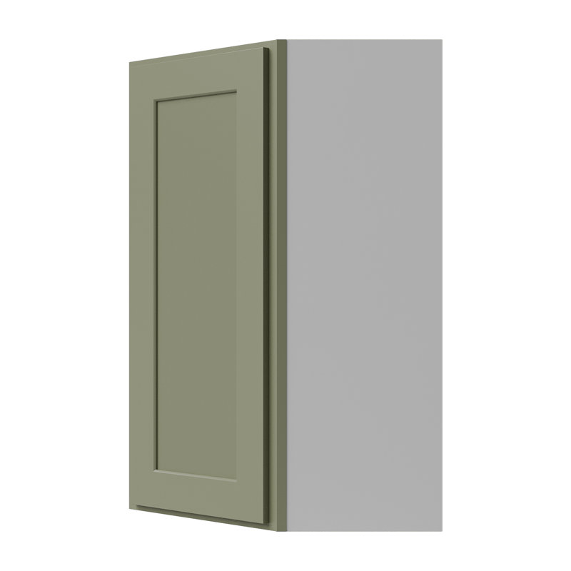 Armoire murale diagonale, 24" W x 36" H x 12" D, Vert sauge