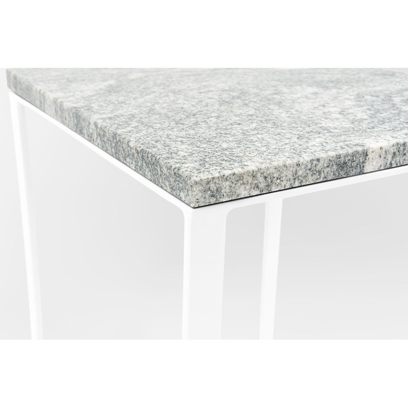 Jahyden Frame End Table, White