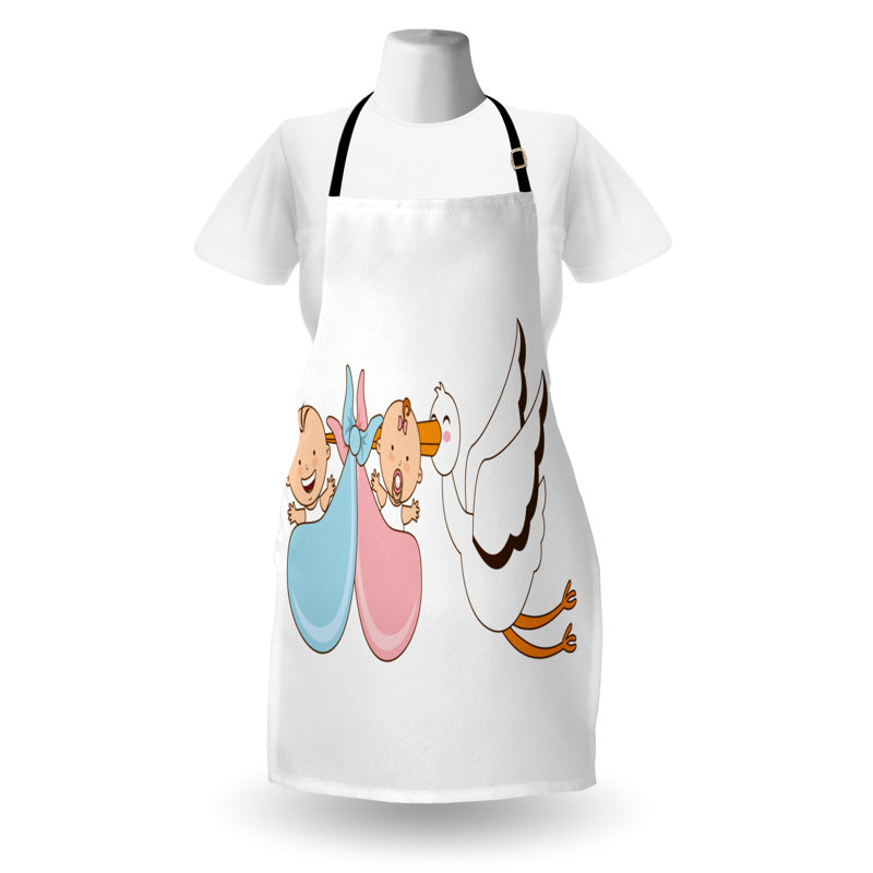 No Pattern Bib Apron