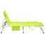 Chaise de bronzage 3 en 1 robuste avec trou pour le visage Chaise longue réglable à 5 positions pour l'extérieur-748943549