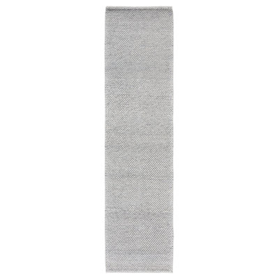 Almus Handmade Tufted Wool Silver Area Rug