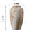 Handmade Ceramic Wide Textured Table Vase, Rustic Style Decorative Vase for Home, Office, Bedroom & Living Room Decor-172886906
