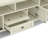 Warm Shaker 72"W Solid Wood Transitional TV Stand for TVs up to 80" with 4 Cabinets, 1 Drawer, and Flip-Down Compartment-888724915