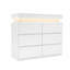 Armoire décorative à DEL H 35,4 po x l 39 po x P 13,7 po-191496242