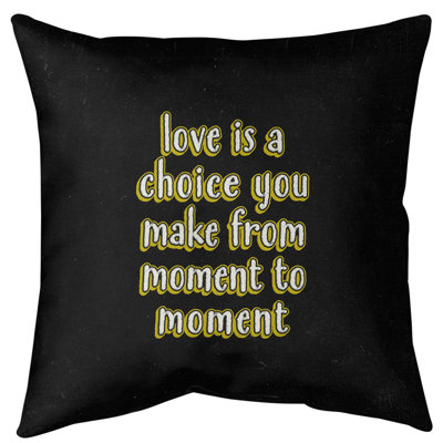 Coussin de sol Love is a choice