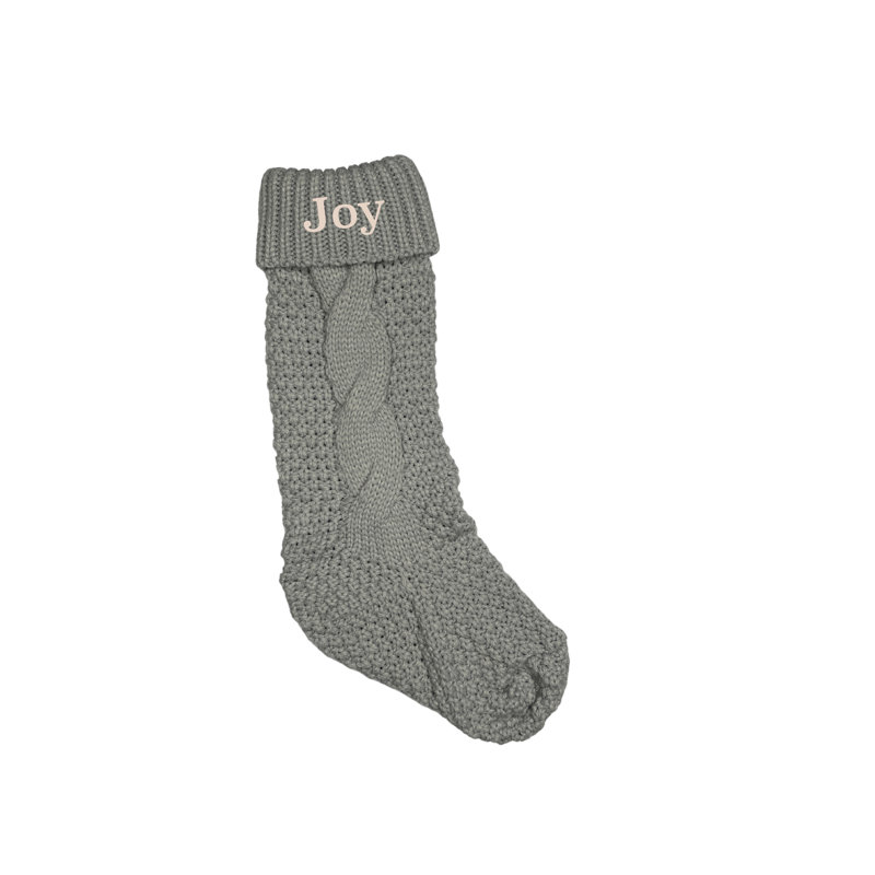 Joy Serif Stocking, Gray