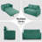 Deymi 64.2" Sleeper Sofa sofa bed-1592772673