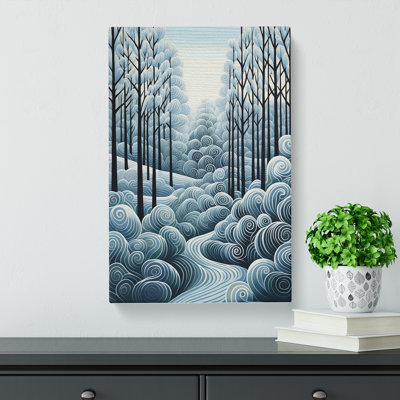 Winter Forest Op No.3 - Wrapped Canvas